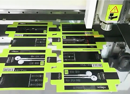 Prototype sample mockup for packaging validation