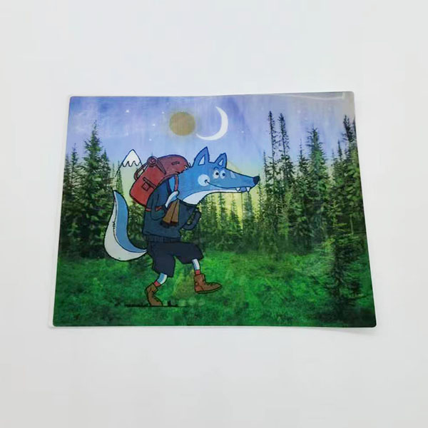Soft 3d lenticular printing patch