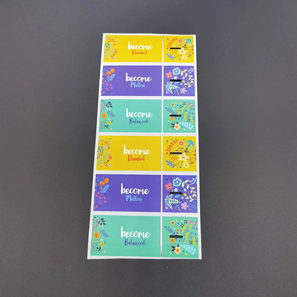 Bespoke printed adhesive label image 2