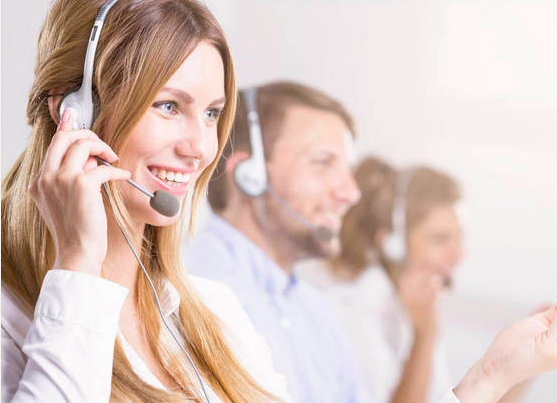 Customer service representative ready to assist