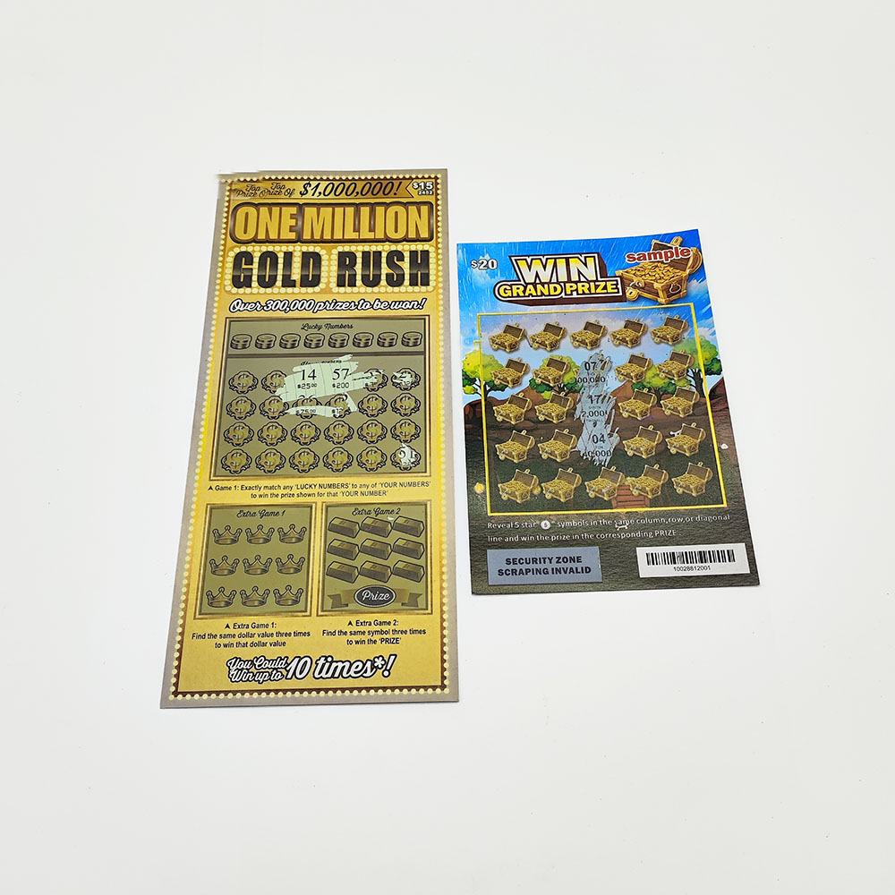 Wholesale Custom Scratch Off Lottery Tickets Printing image 2