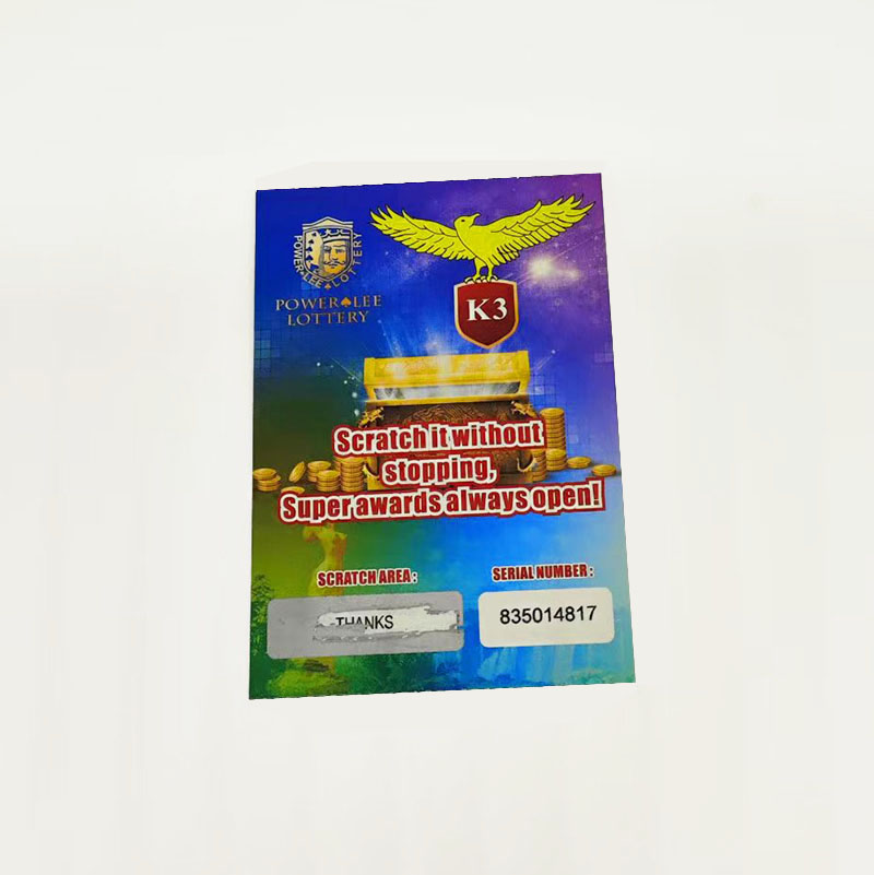 Custom Printed Scratch Off Lottery Tickets and Raffle Cards image 2