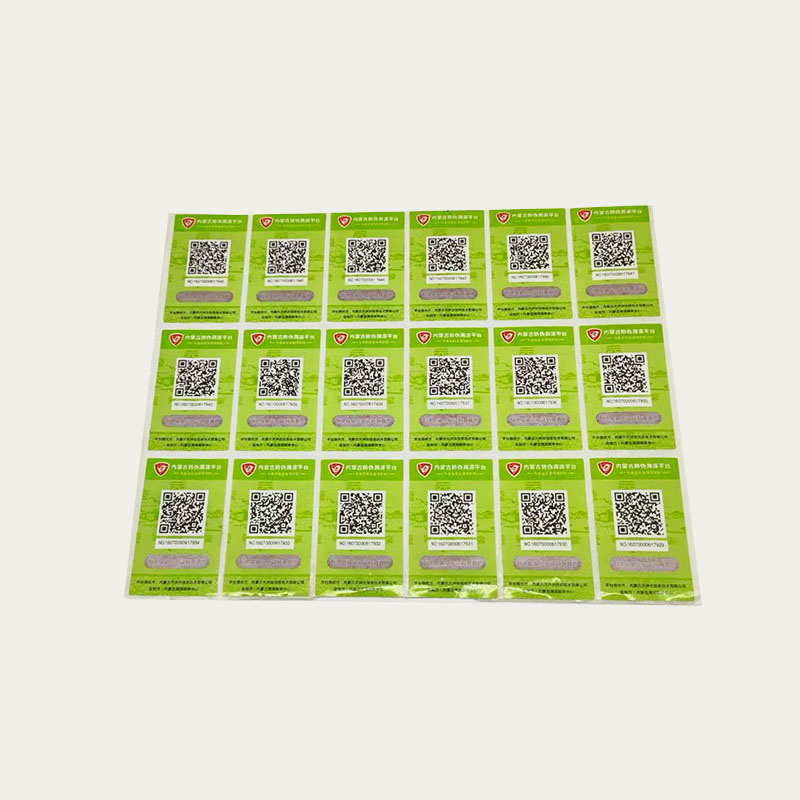 Security Adhesive Anti Counterfeit Scratch Off Labels image 2